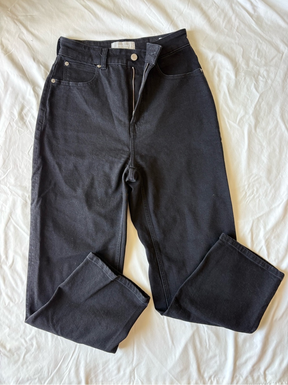 Everlane Black Curvy Way High Jean